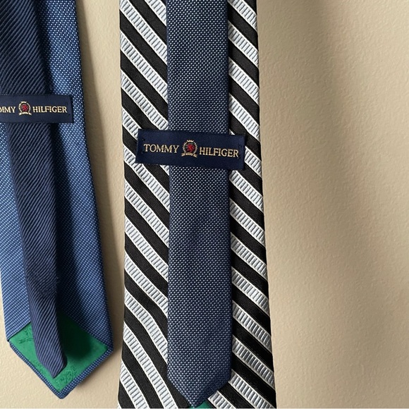 VINTAGE TOMMY HILFIGER Silk Men’s Tie-Set of 3 - Picture 8 of 10